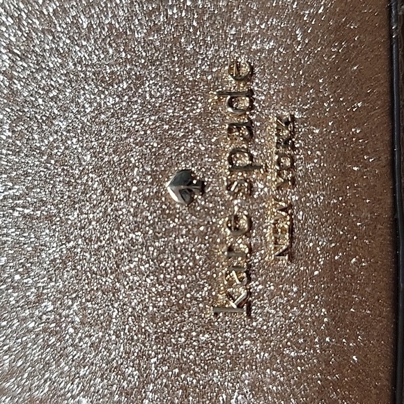 kate spade Glimmer Oval Camera Bag, Gold with Glitter, Crossbody, NEW with Tag - Picture 9 of 15